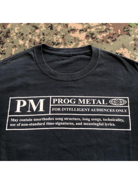 Other Designers Vintage - Vtg Prog Metal Wording Humor Tshirt