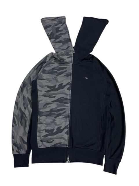 Other Designers Magical Design × Number (N)ine - FYE🔥 Kapital Vibe Split Camo Hoodie 1PIU1UGUALE3 RELAX