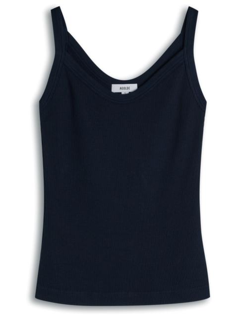 AGOLDE Agolde Jordan Ribbed Cotton-blend Tank