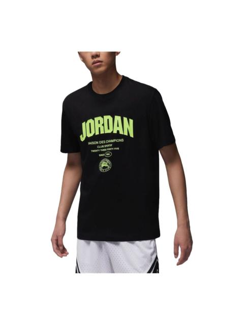 Jordan Air Jordan Sport Dri-FIT Graphic T-shirt Asia Sizing 'Black' FZ1926-010