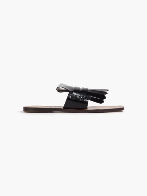 Marni Fringed leather sandals
