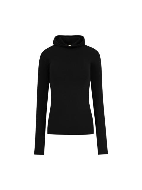 Fear of God LONG SLEEVE HOODED RIB TOP WOMENS