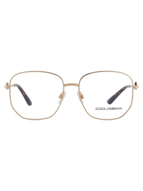 Dolce & Gabbana Dolce and Gabbana Demo Square Ladies Eyeglasses DG1356 02 57