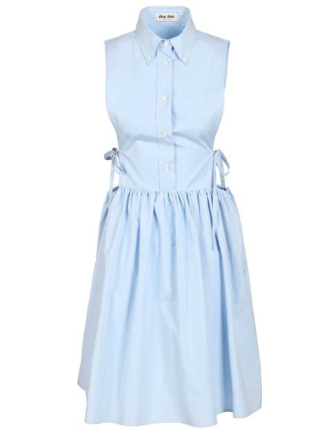 Miu Miu Miu Miu Women Sleeveless Poplin Dress