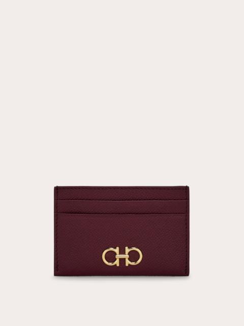 FERRAGAMO Gancini credit card holder