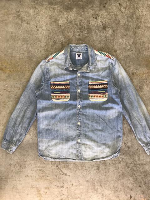Other Designers Japanese Brand - Go Slow Caravan x UnionMade Navajo Denim shirt
