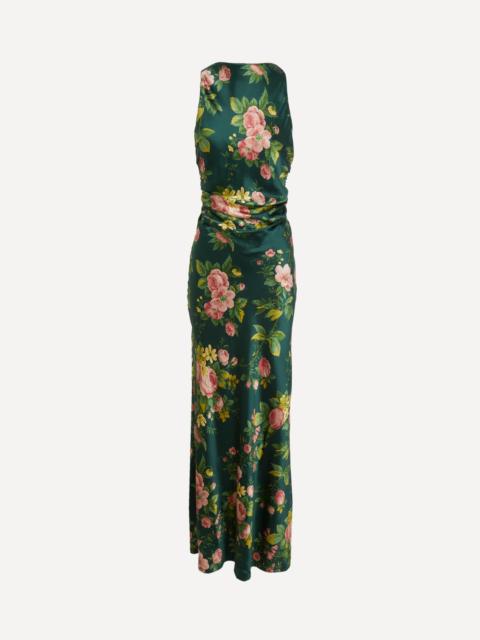 Reformation Anaiis Belvedere Silk Maxi Dress