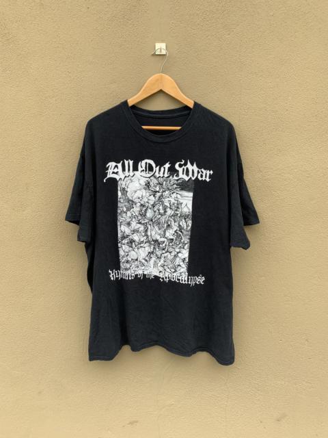Other Designers Vintage - All Out War Hymns of the apocalypse Album Tshirt Oversized