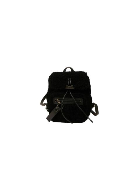 Off-White Montone Binder Mini Backpack
