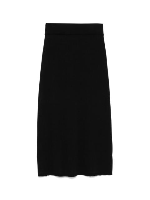 Knitted long skirt