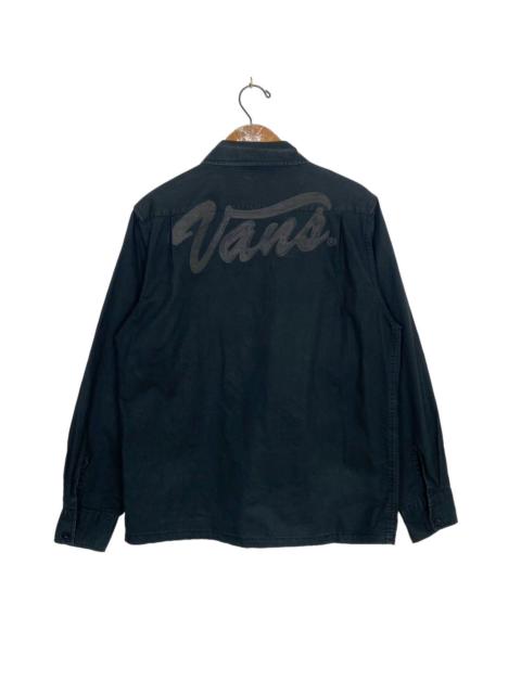 Vans Rare‼️ Vans Embroidery Spell Out Zipper Jacket
