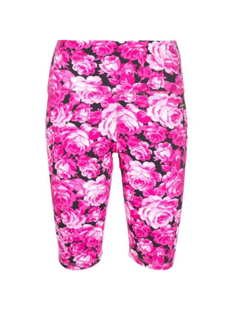 MSGM floral-print cycling shorts