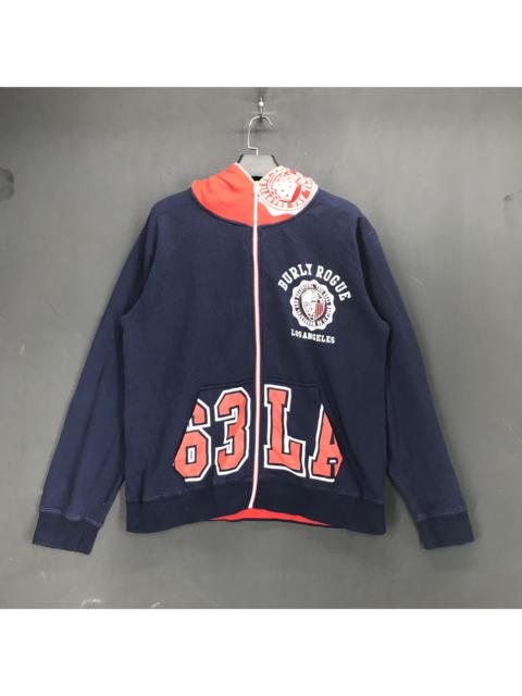 Other Designers Rare - V+ Volcanic Burley Rouge Big Logo Full Zip Hoodies #S121-6