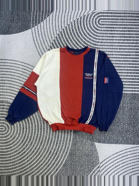 Other Designers Polo Ralph Lauren - Vintage World Polo Sport Championship Color Block Sweatshirt