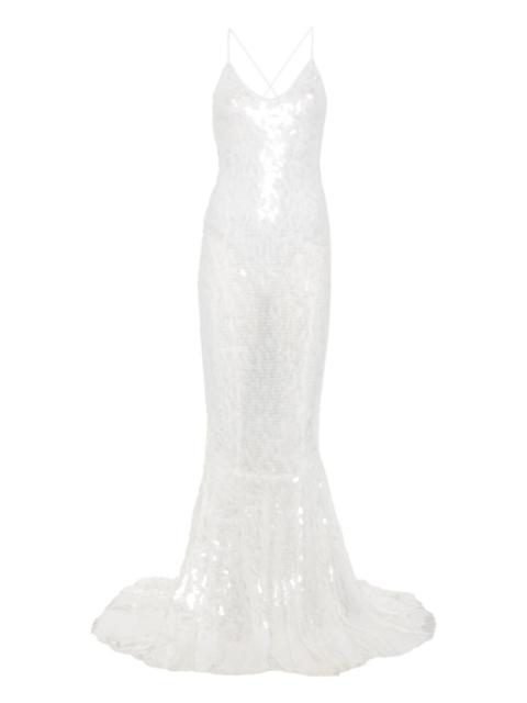 NORMA KAMALI Fara sequin-embellished gown