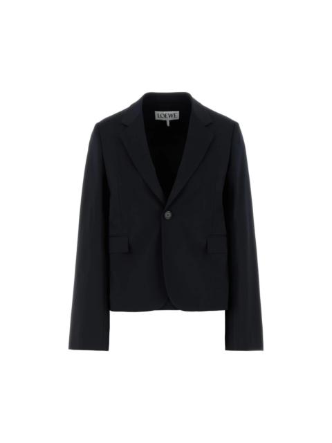 Loewe LOEWE Midnight Blue Wool Blazer New & Authentic (Women's siz