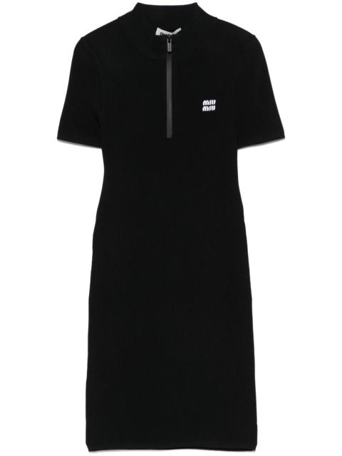 Miu Miu ribbed mini dress
