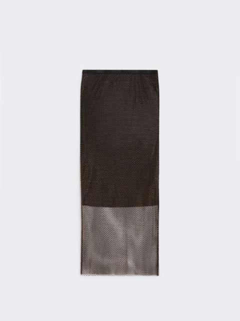 Sportmax Midi skirt with rhinestones