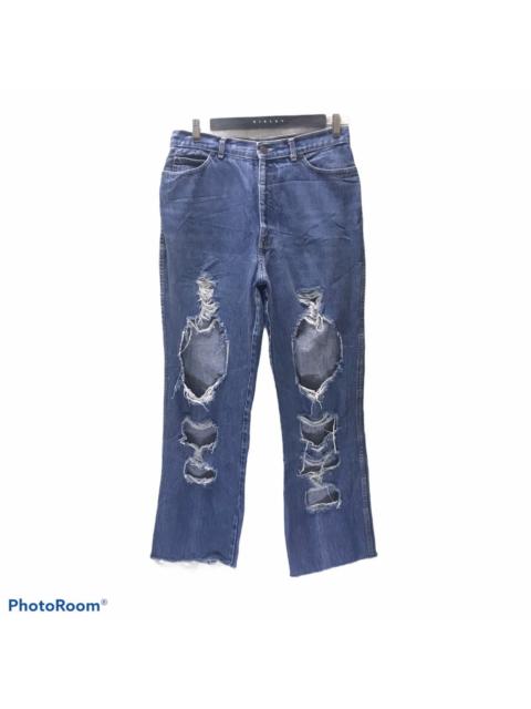 Other Designers Vintage Calvin Klein Distressed Denim Wide Baggy Femme
