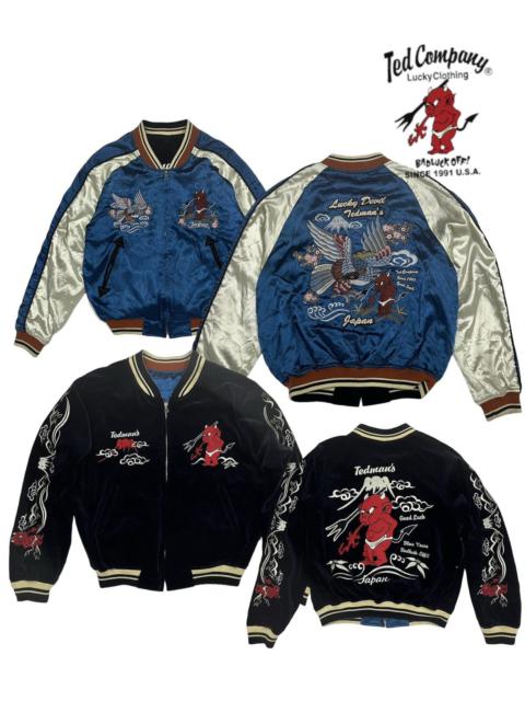 Vintage Double Sided Tedman Company Sukajan embrodery Jacket
