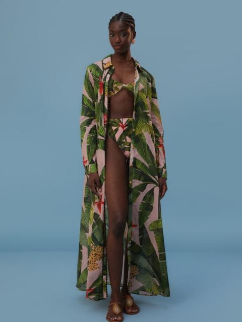 FARM RIO Banana Leaves Cover-Up