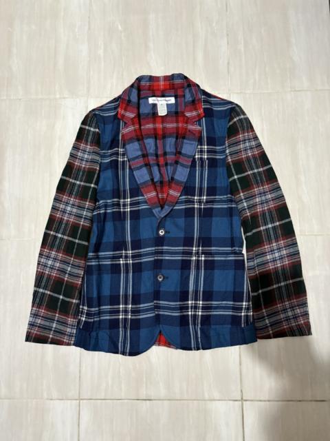 Comme Des Garçons COMME DES GARCONS SHIRT RECONSTRUCTED PLAID JACKET