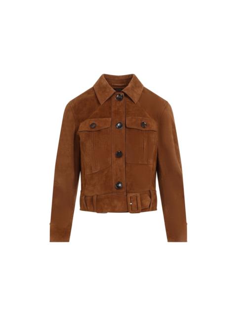 Tom Ford Women Tom Ford Cropped Leather Jacket