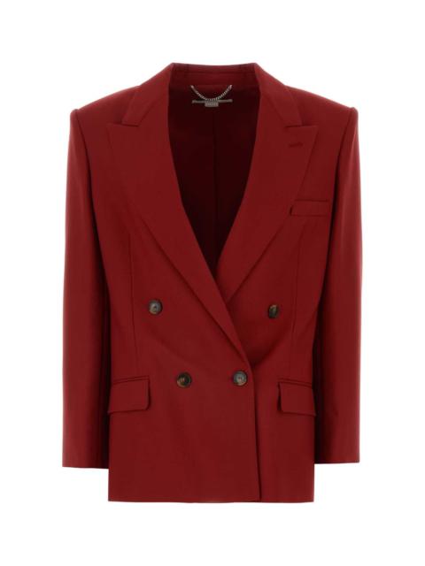Stella McCartney Stella Mccartney Women Tiziano Red Wool Blazer