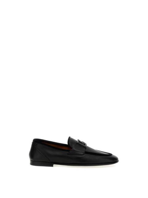 Dolce & Gabbana DOLCE&GABBANA Men's Black Leather Loafers New & Authentic (S