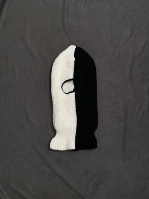 Hype - 3 Hole Knit Goth Hiphop Balaclavas Ski Mask Black / White OS
