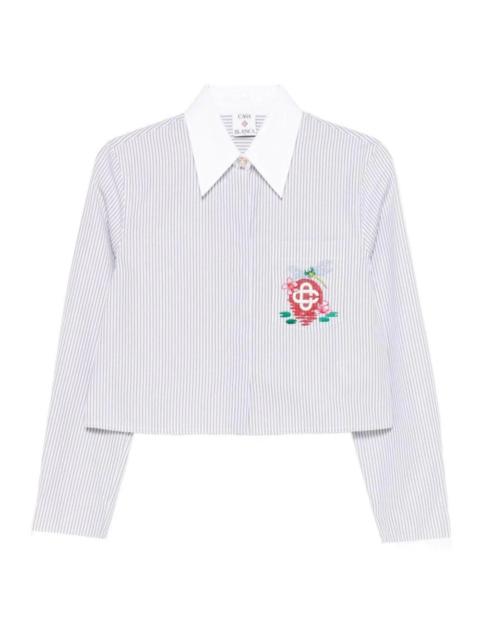 CASABLANCA Casablanca Women Logo Crop Shirt