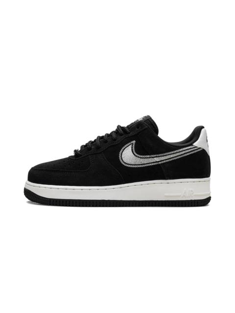 Nike Air Force 1 Low '07 LV8 "Black Sail Embroidered Swoosh"