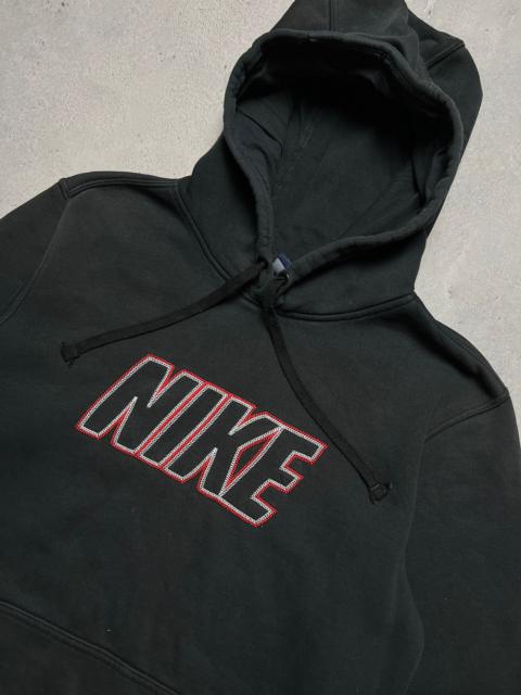 Nike Nike boxy fit vintage hoodie center swoosh spellout y2k