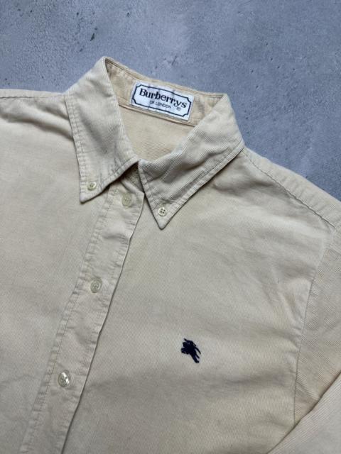 Burberry 80s Burberrys Vintage Button Up Shirts Rare y2k Classic Lux