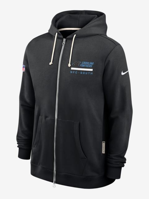 Nike Carolina Panthers Utility Player Sideline Men's Nike Dri-FIT NFL Full-Zip Hoodie