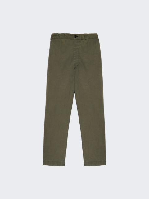 The Elder Statesman Workwear Norm Pant New Olive
