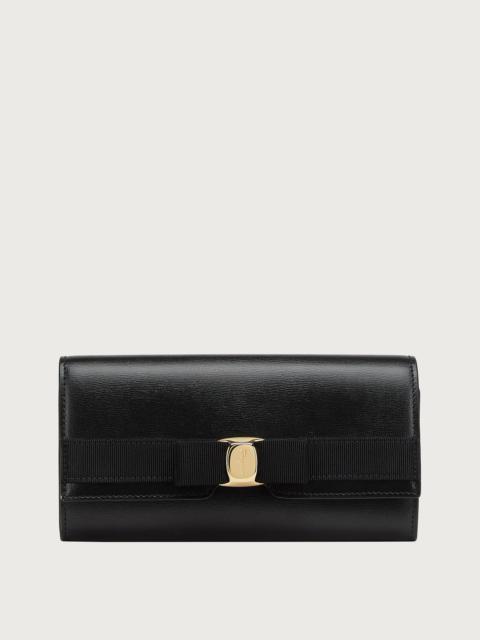 FERRAGAMO Vara Bow continental wallet