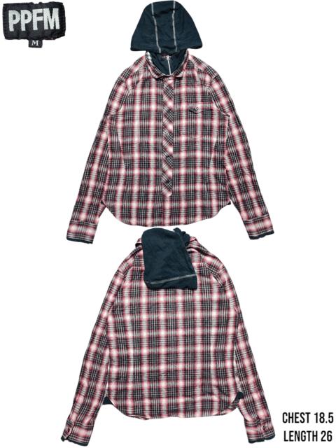 Other Designers PPFM Double Layered Flannel Hoodie/Shirt