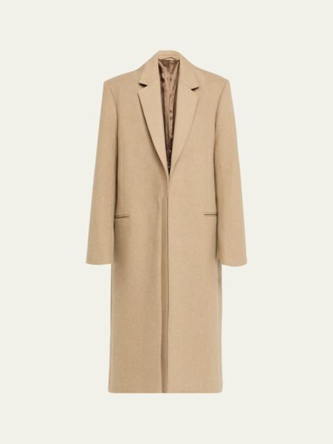 TOTEME Classic Wool Single-Breasted Winter Coat