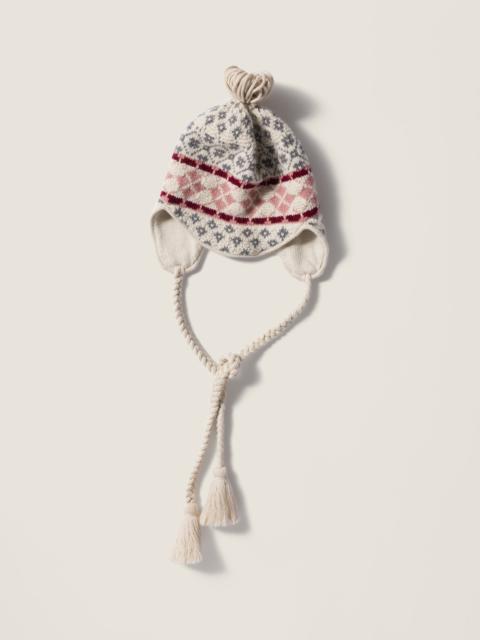 Miu Miu Wool and cashmere visor hat