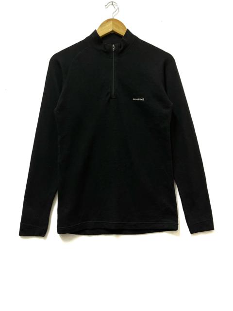 Other Designers Montbell - Montbell Half Zipper Long Sleeve T-shirt Black