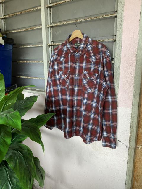 Other Designers Eddie Bauer - 🔥 STEALS 🔥 Eddie Bauer Checker Plaid Western Shirt