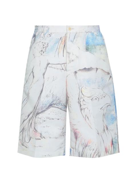 Alexander McQueen William Blake Dante Shorts
