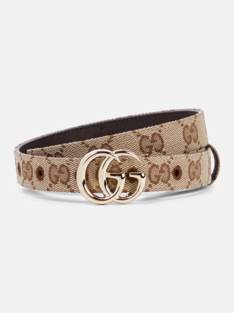 GUCCI GG Marmont canvas belt