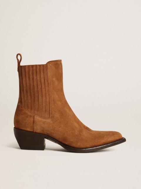 Golden Goose Debbie brown suede boots