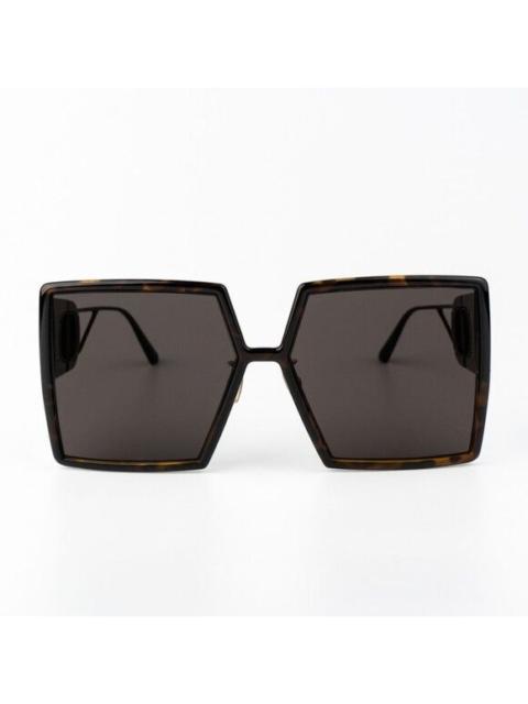 Dior Dior Women Sunglasses Metal Havana Grey Smoke Mirror Square 30MONTAIGNE SU 20A5