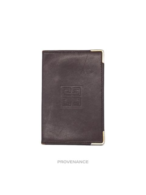 Givenchy Pocket Organizer Wallet - Chocolate Leather