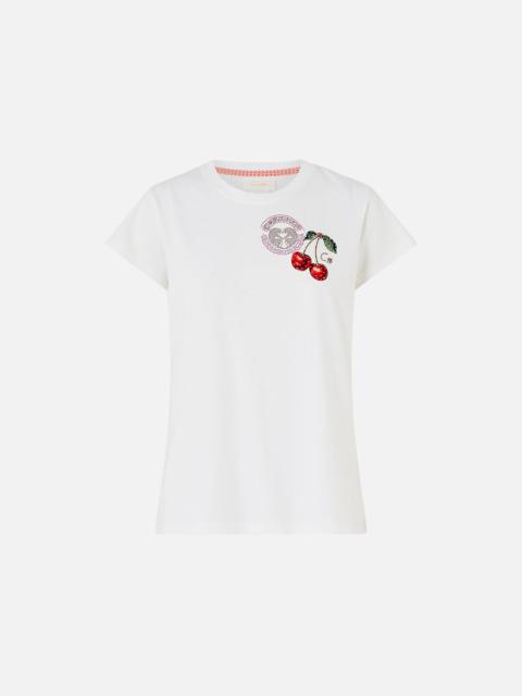 CAMILLA SLIM FIT ROUND NECK T-SHIRT