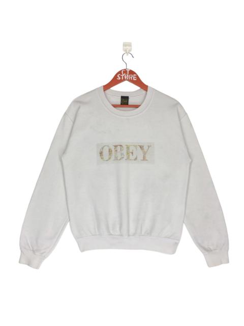 Other Designers Vintage - Obey Sweatshirt Crewneck Spellout Logo