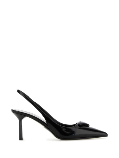 Prada Prada Women Black Leather Pumps